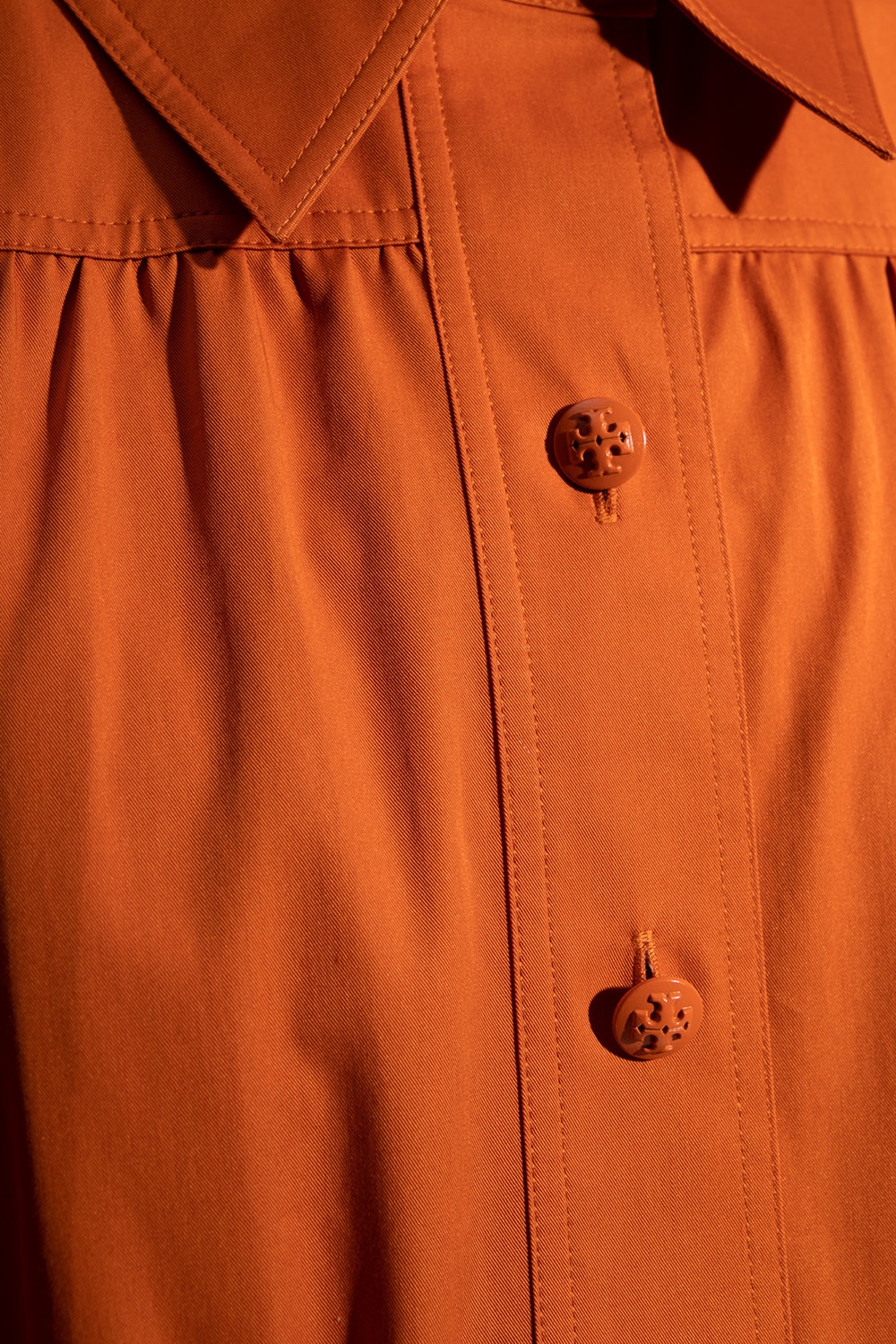 Orange Belted dress Tory Burch - SchaferandweinerShops